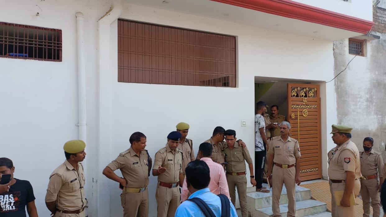 murder in talkatora in Lucknow.