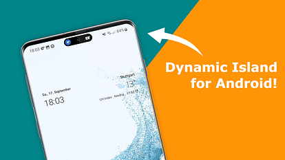 Android version of iphone dynamic island downloaded more than 1 millions