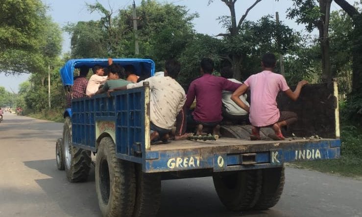 Hardoi, Afraid of losing life, yet traveling under compulsion