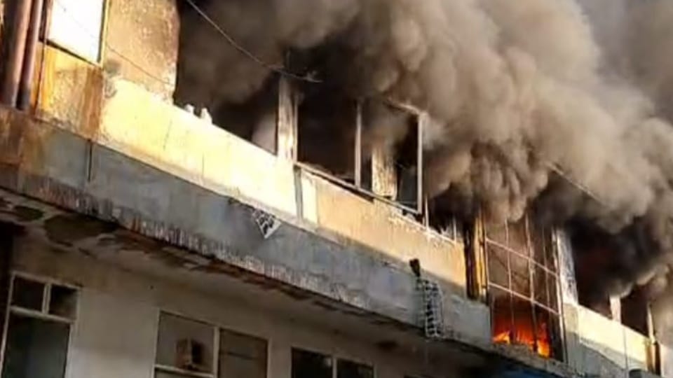 Fire Broke out in Factory of Karnal