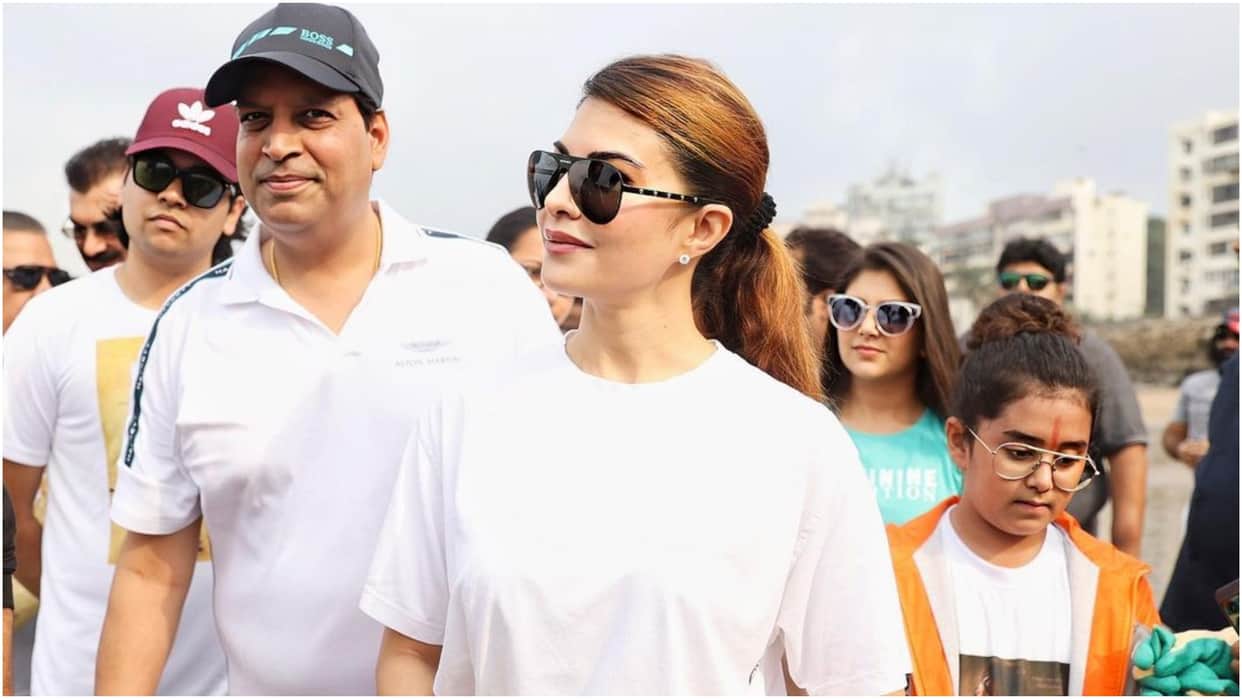 Jacqueline Fernandez trolled for sharing beach cleaning photos, user says will sukesh chandrasekhar give money