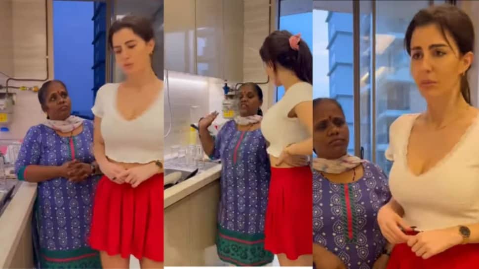 Arbaaz khan girlfriend Georgia Andriani Maid demands 70 lakh for washing dishwash video went viral on internet