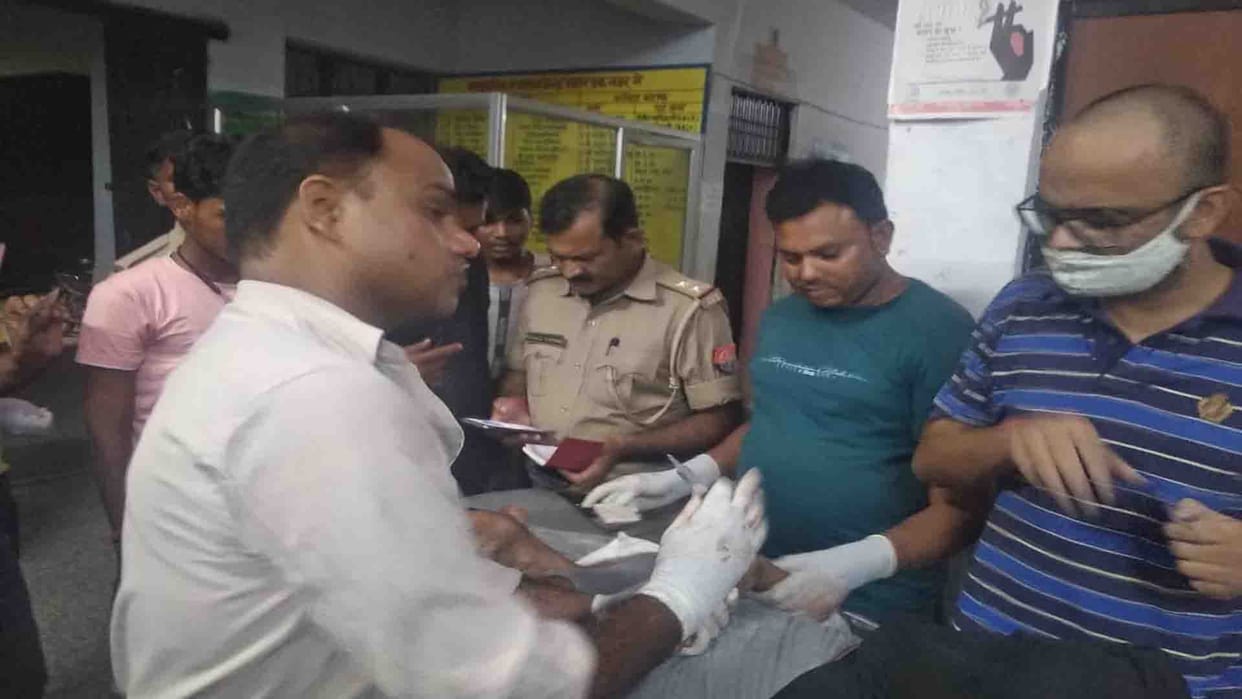 Auraiya Accident: Two youth died in a bike collision, two injured