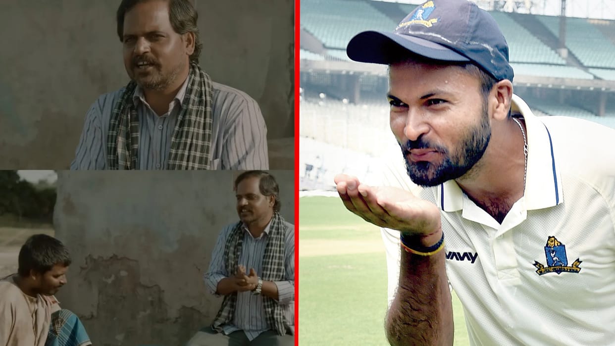 IND vs SA VIDEO Mukesh Kumar became Binod after being selected in Indian team celebrated with Sarfaraz Khan