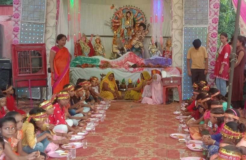 kanya pujan in navratri