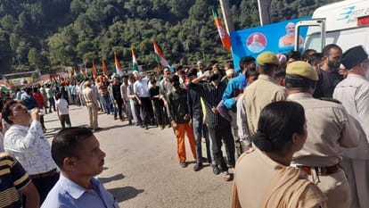 Amit Shah in Jammu Live update: Worship Mata Vaishno Devi katra rally in rajouri News in Hindi