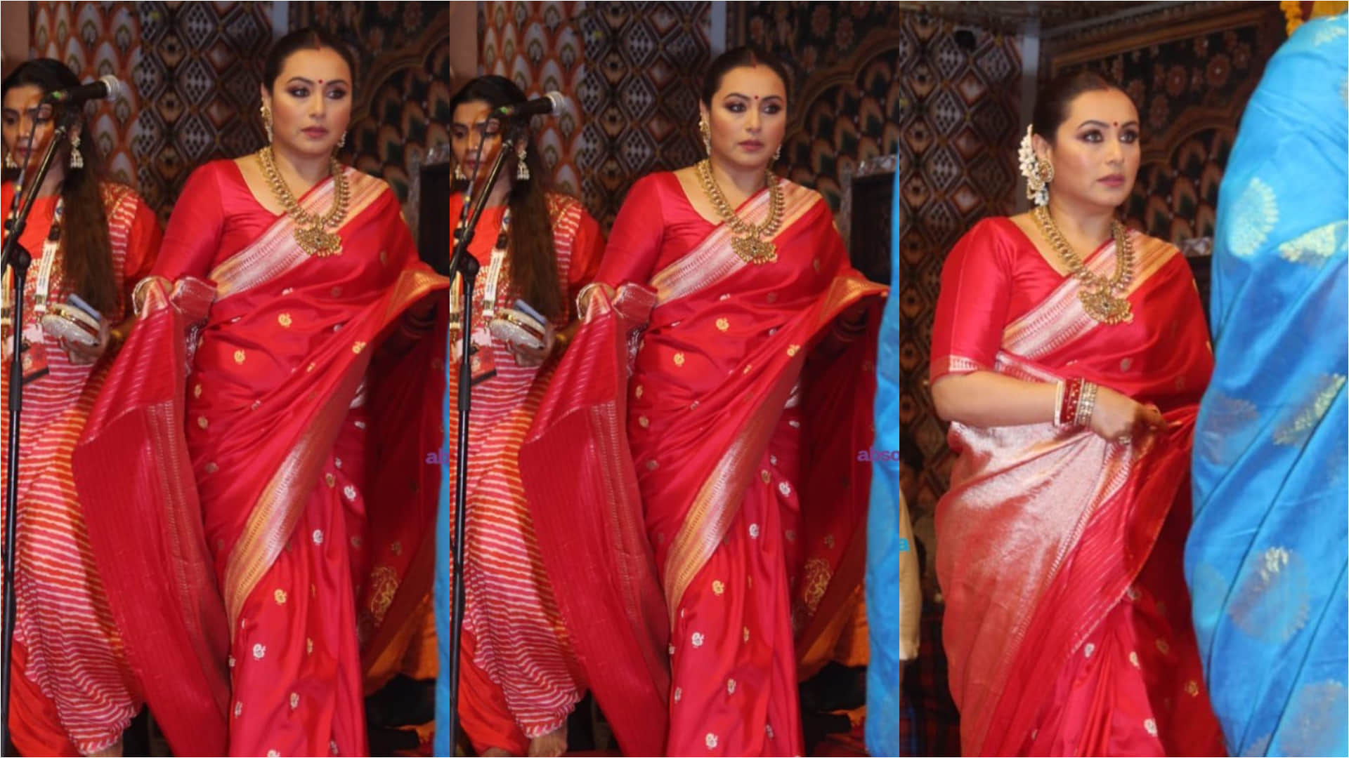 rani mukherjee mouni roy kajol traditional best in durga puja pandal