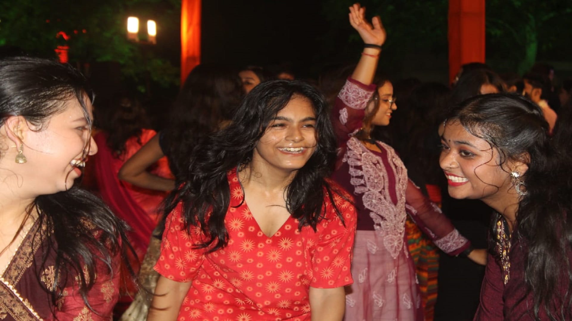 Varanasi Garba Dandiya celebration in Kashi see in pictures