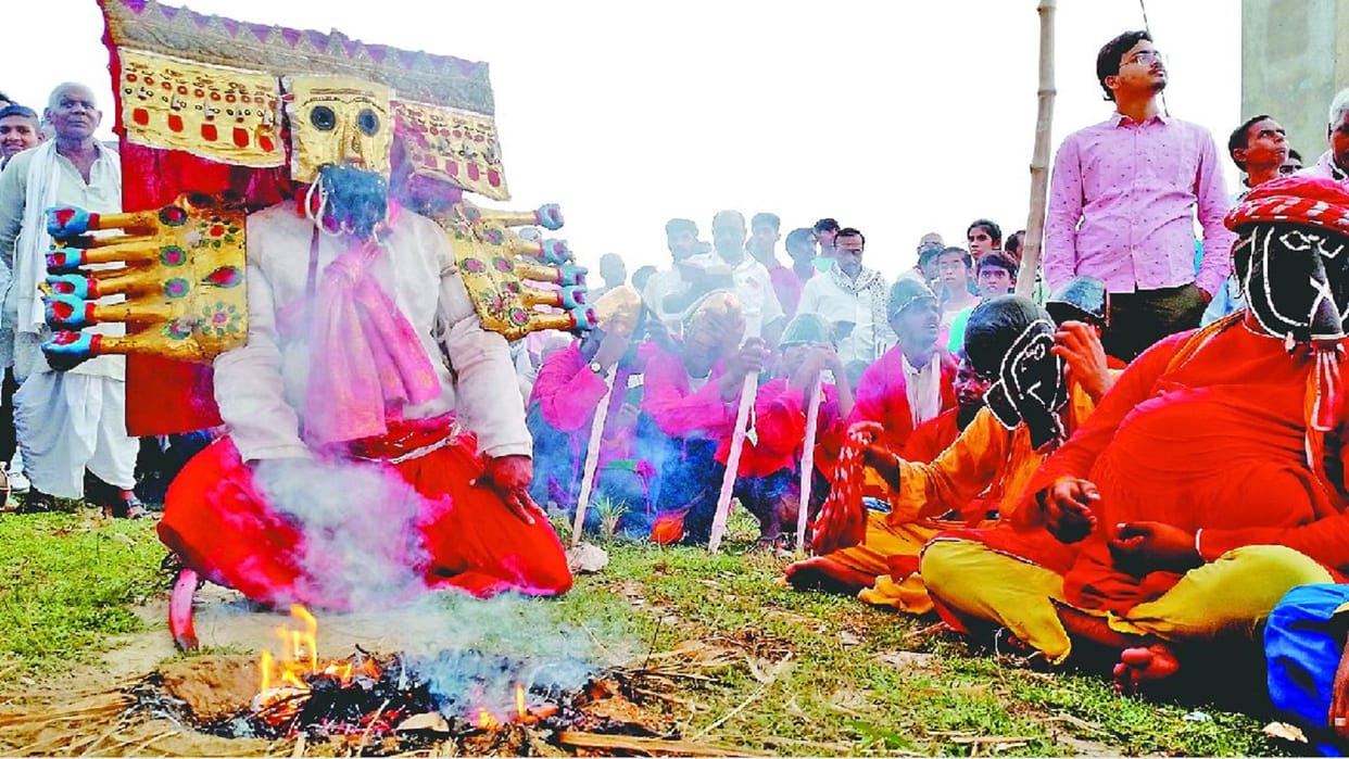Ramnagar Ki Ramlila The story of Ram Ravana war Trijata told Sita how Lankapati would die