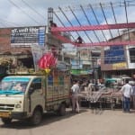 घटना के बाद पंडाल फिर से तैयार किया गया।