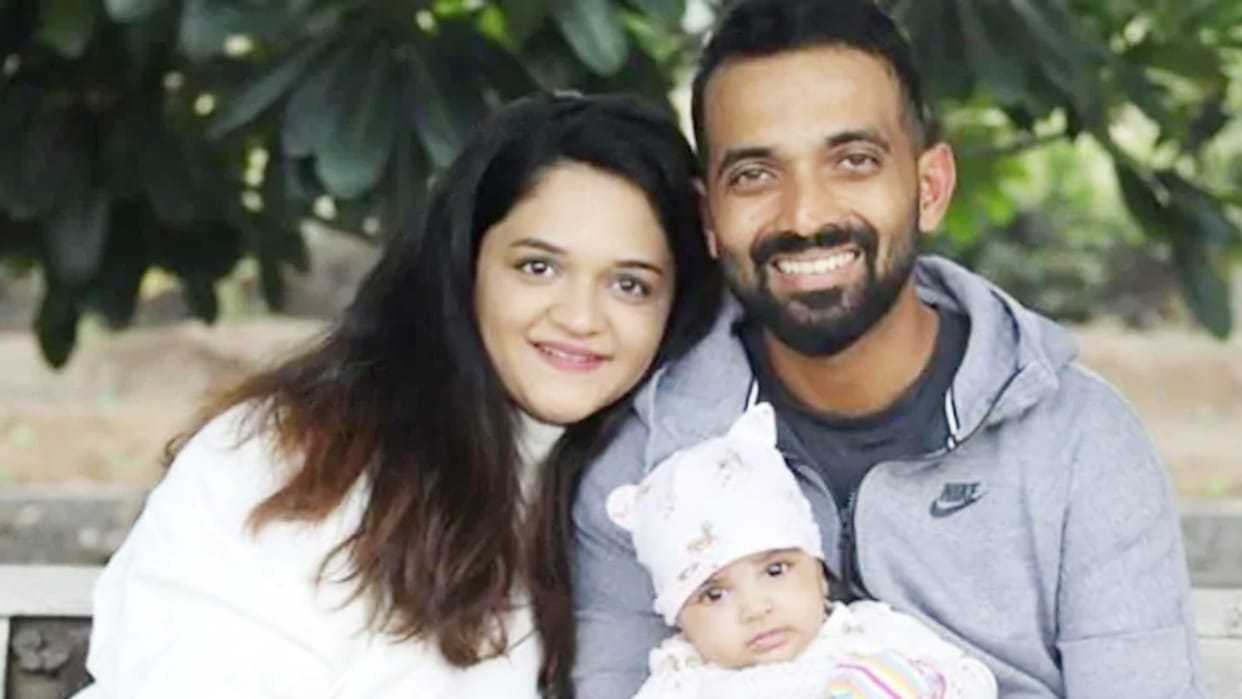 Former India captain Ajinkya Rahane becomes father again, son born on daughter Arya's birthday