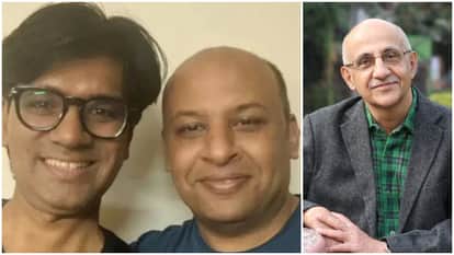 आल्ट न्यूज के सह-संस्थापक मोहम्मद जुबैर, प्रतीक सिन्हा और लेखक हर्ष मंदर। (बाएं से दाएं)