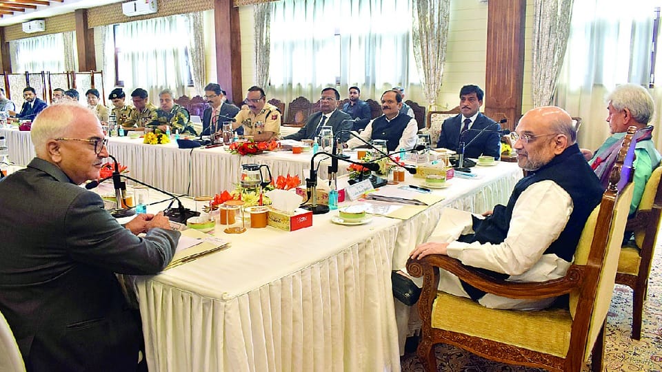 Shah said, completely end the terrorist-separatist eco-system
