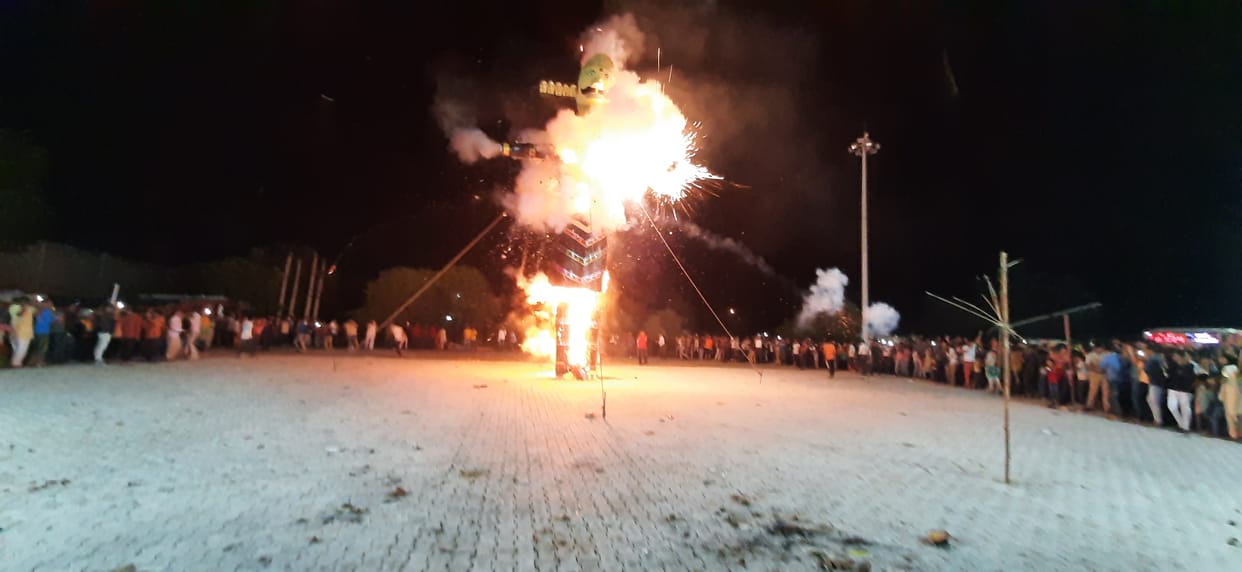 Vijayadashami festival, a symbol of victory of truth over untruth, celebrated with pomp