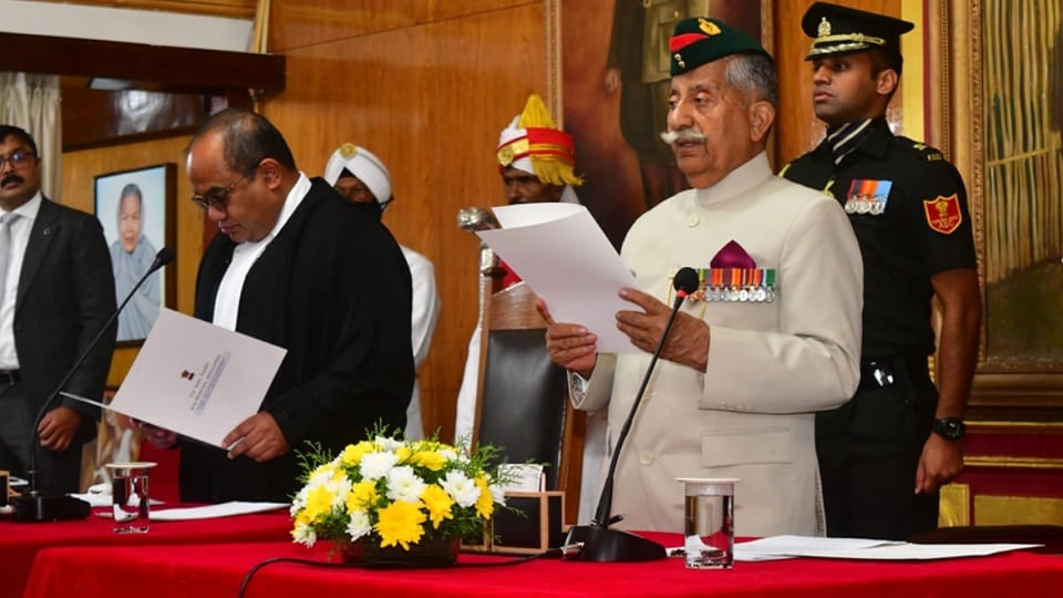 B D Mishra takes oath as Governor of Meghalaya