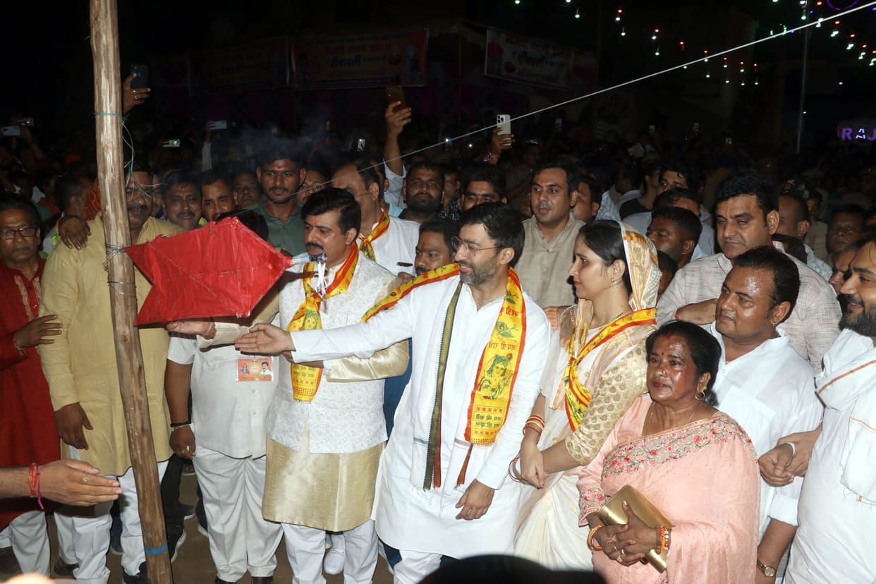 Huge crowd gathered to see Dussehra fair