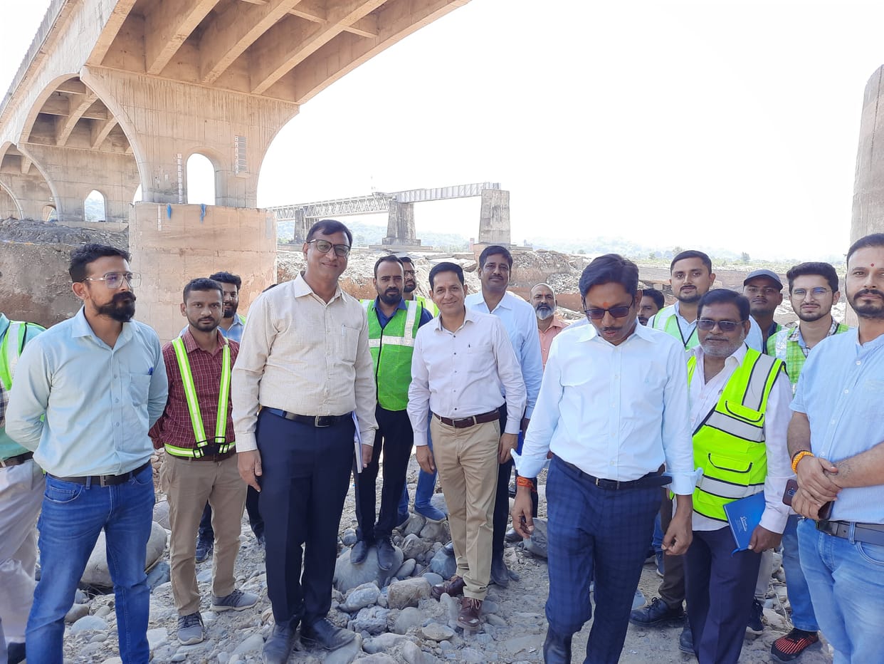 Now plane to put slab and install new pillar to protect the chakki bridge