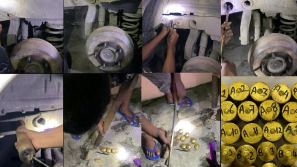 DRI seized 23.23 kg of gold worth Rs 11.65 crore being smuggled from the North-Eastern border