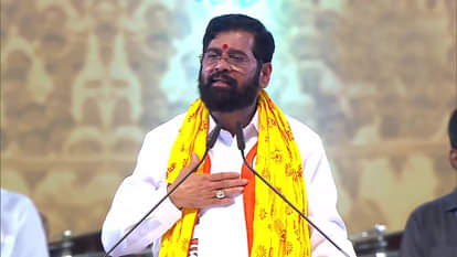 महाराष्ट्र के मुख्यमंत्री एकनाथ शिंदे।