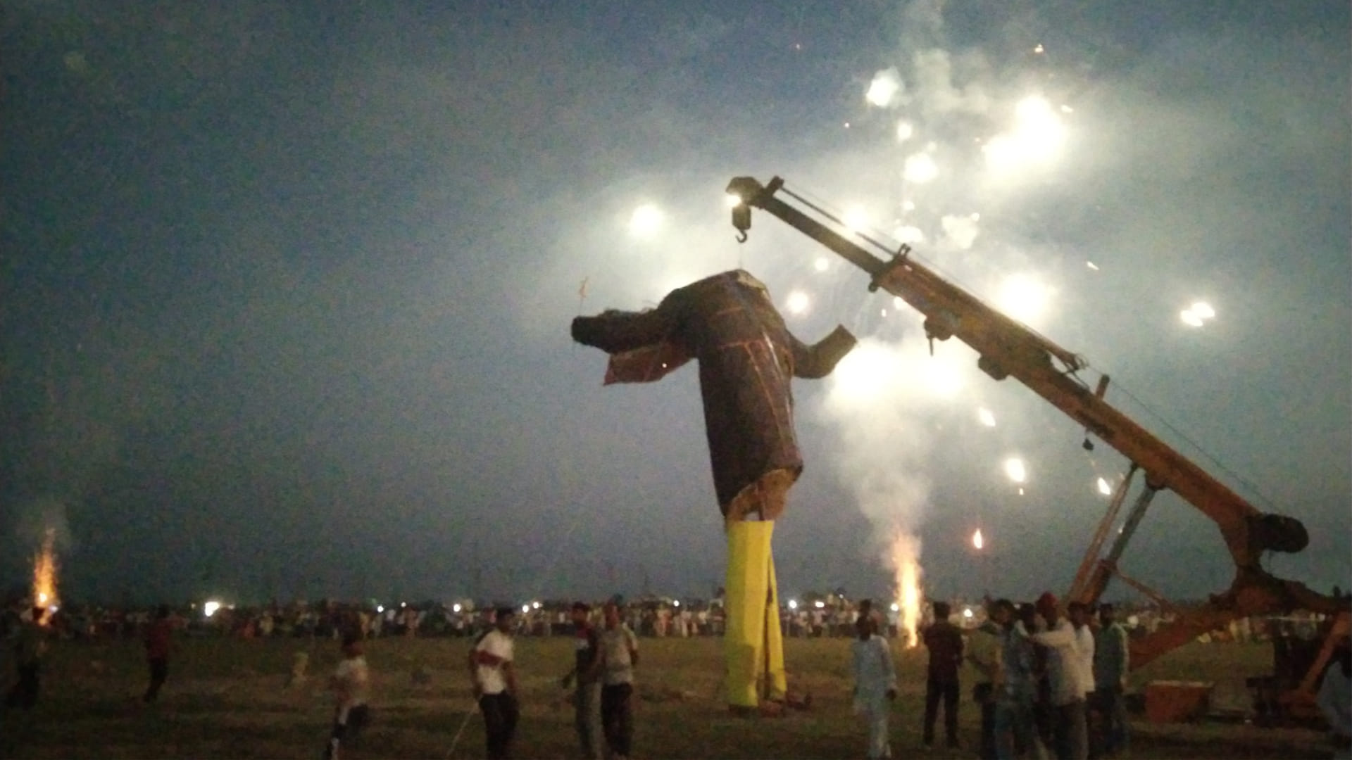 Dussehra celebrated with pomp in Haryana, see photos