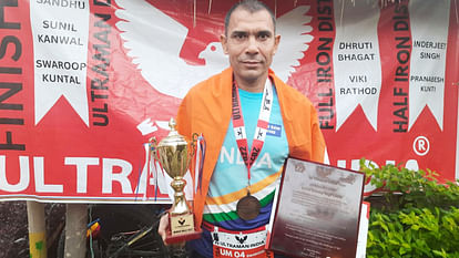 Ultraman India: Lt Col Swarup Singh won the title of Ultraman India, the toughest event of the triathlon