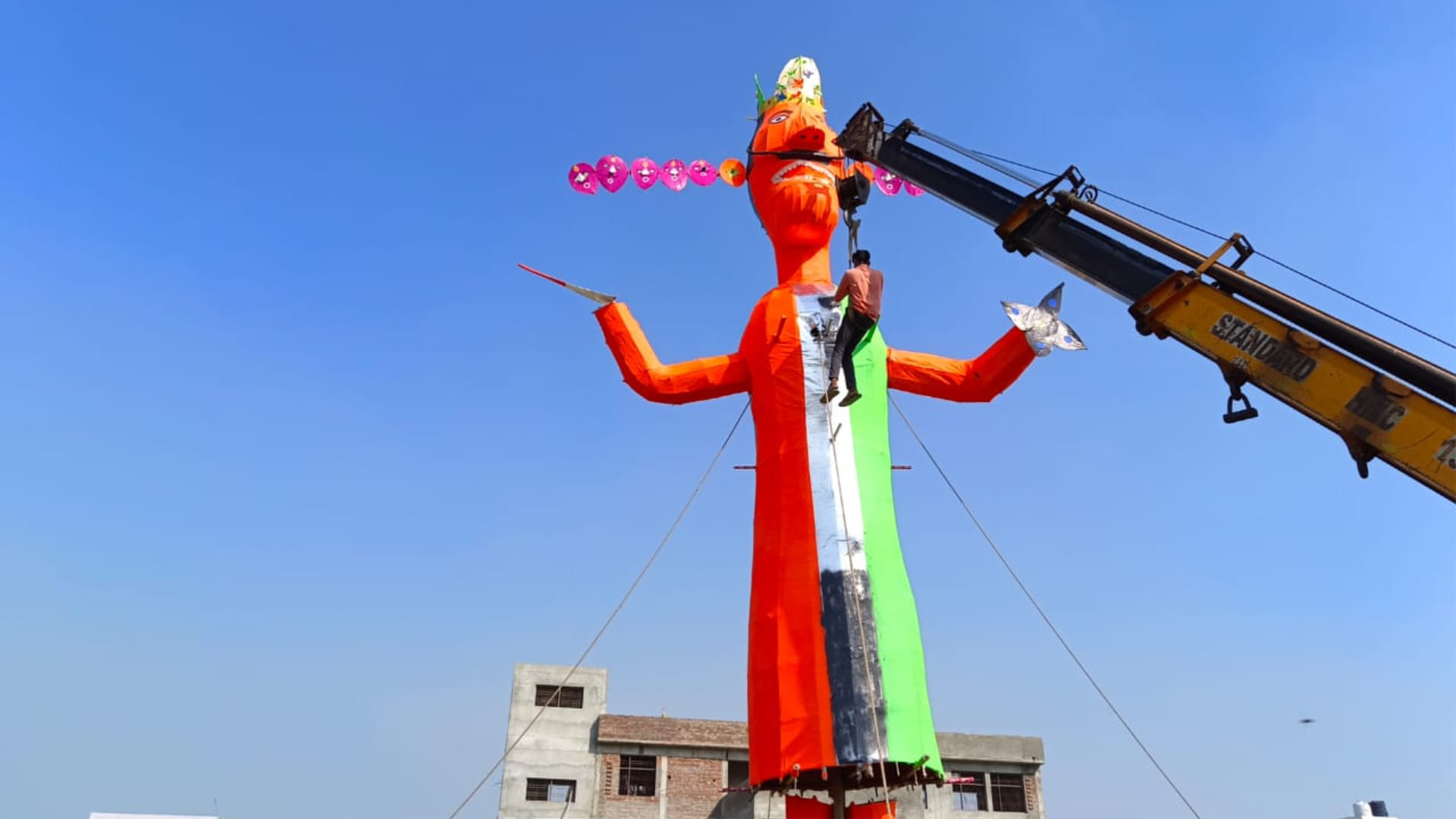 Dussehra celebrated with pomp in Haryana, see photos