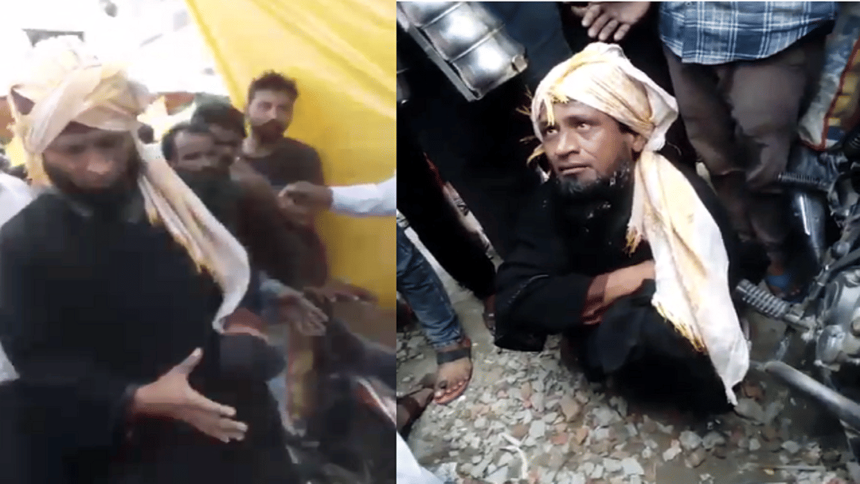 Suspect caught roaming in burqa in Ramlila ground Bareilly police interrogates
