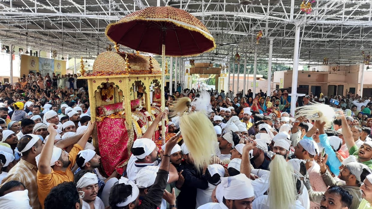 Shreeji's ride turned out with great fanfare