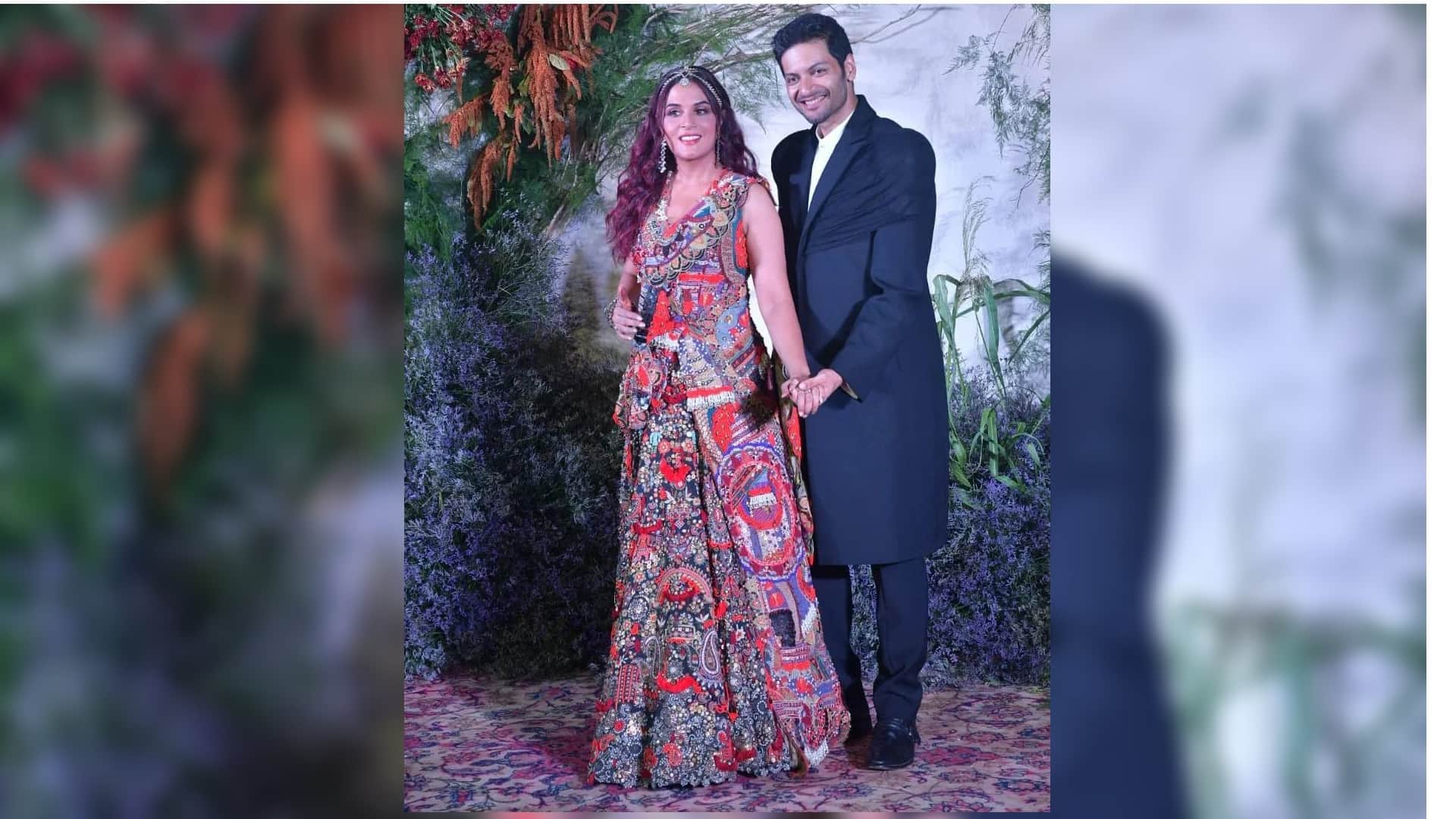 richa chadha ali fazal wedding reception see pic from mehandi to wedding ceremony