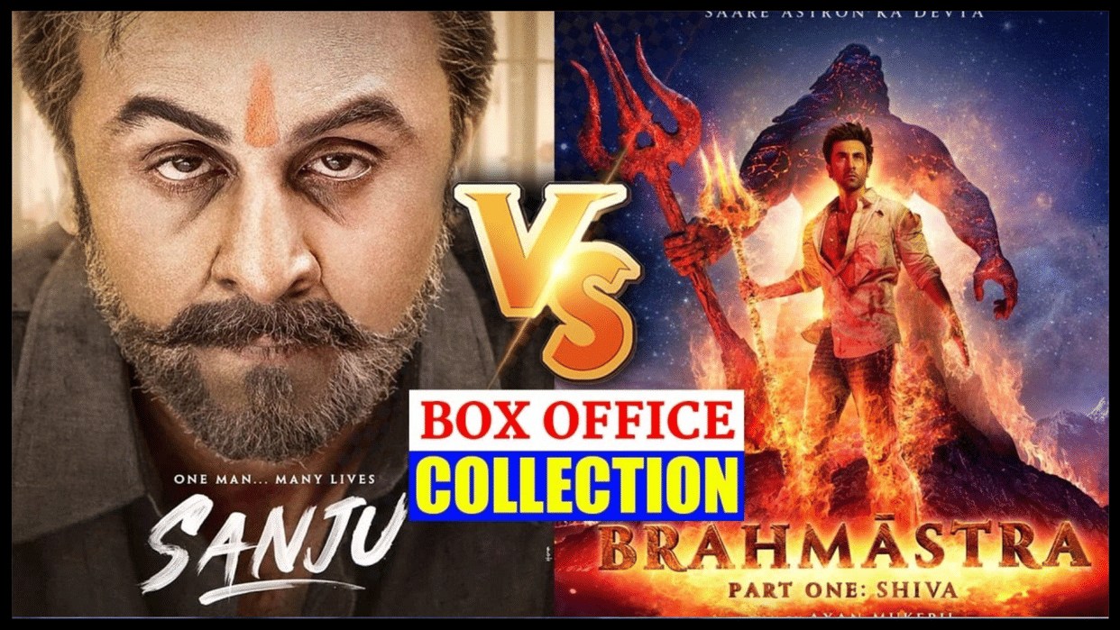 Brahmastra Part One Shiva vs Sanju Box Office Collection Report Ranbir Kapoor can't break his own film record