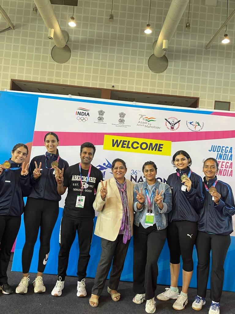 History created in fencing for the first time Chandigarh won gold in National Games