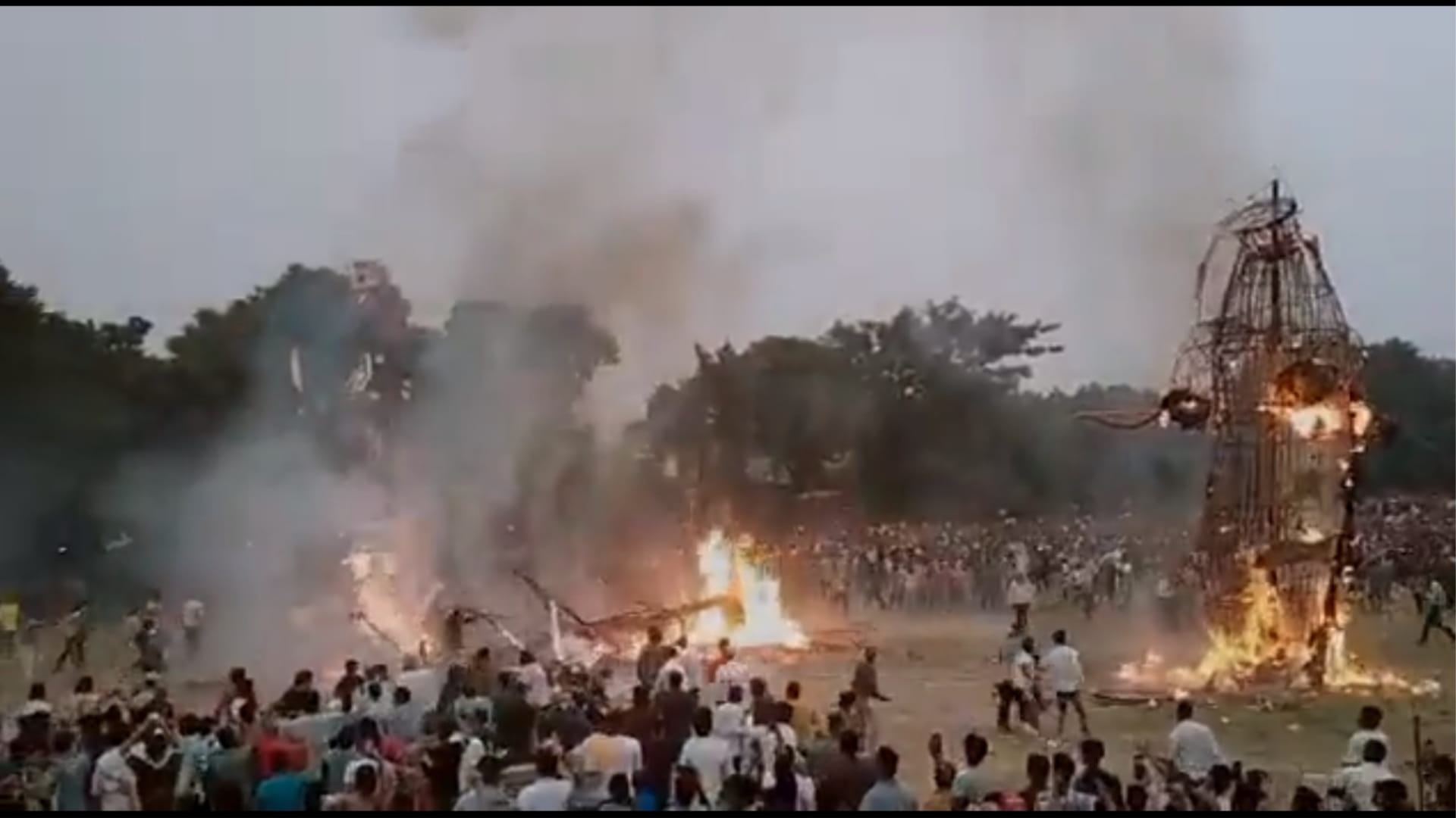 Dussehra celebrated with pomp in Haryana, see photos