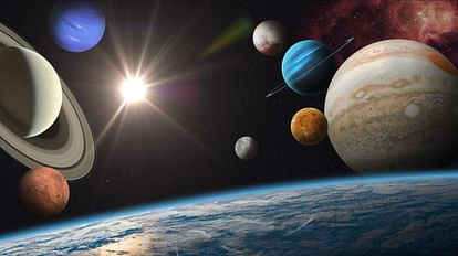 astronomical events 2023 : आज शाम पश्चिम दिशा की तरफ चंद्रमा, शुक्र और शनि ग्रह तीनों एक साथ नजर आएंगे।