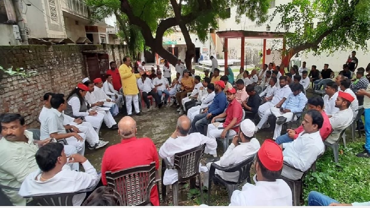 Samajwadi Party padyatra in Varanasi mahanagar from 8 to 10 october