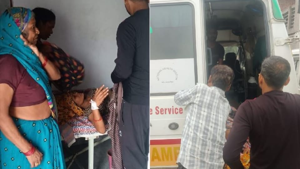 staff locked the patient in the bathroom in Private hospital Agra