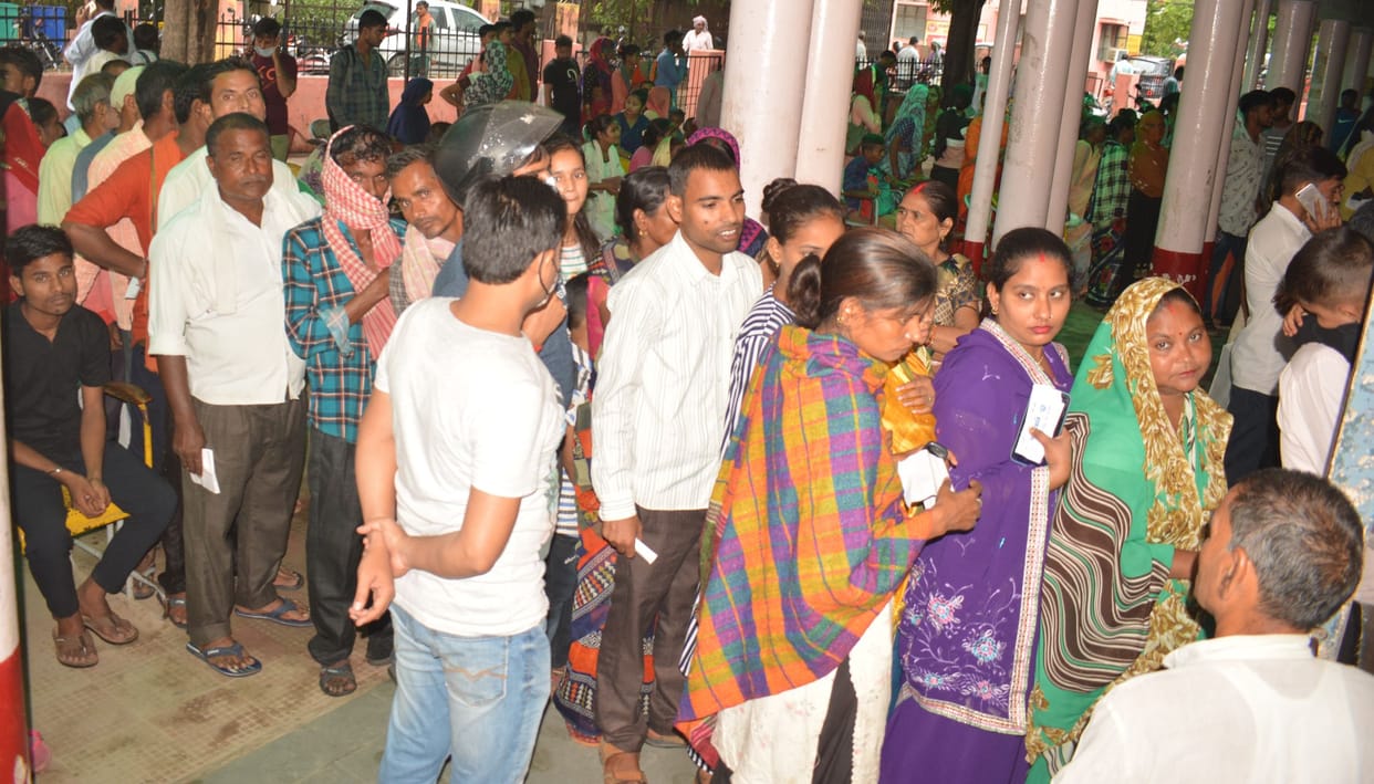 Number of patients increased in Hardoi District Hospital