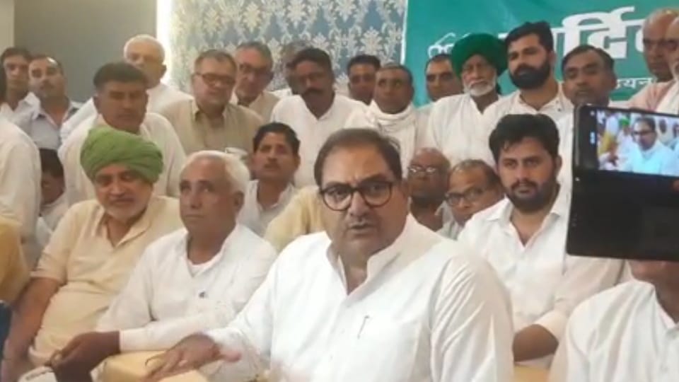 Indian National Lok Dal will declare candidate for Adampur by-election by asking their workers