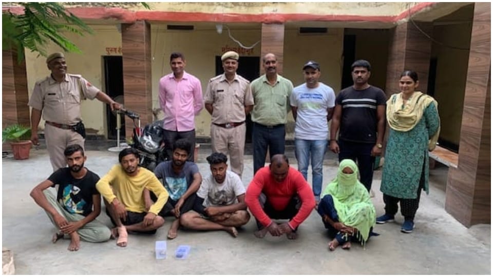 Six accused trapped young man in honeytrap arrested Alwar