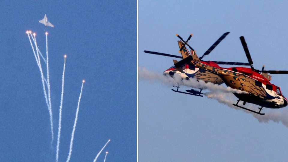 See in Pictures Air Show of Air Force in Chandigarh