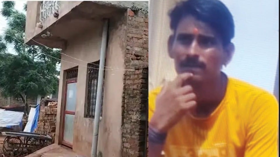 इस घर में आरोपी लखन ने की थी हत्या।