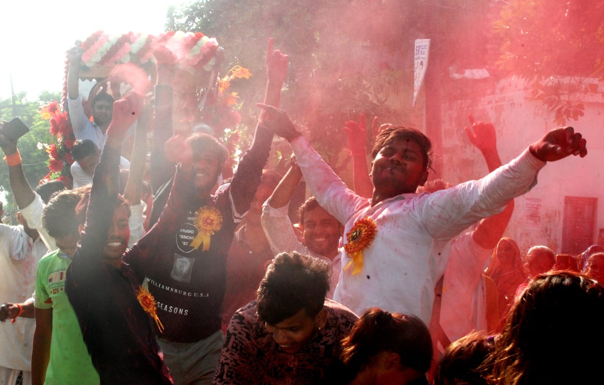The procession took out on Vijayadashami, beautiful tableaux captivated the mind
