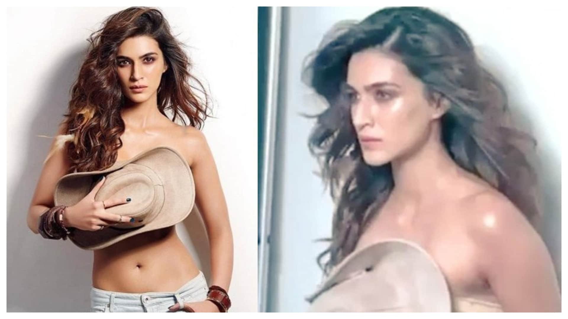 Bollywood Actress Topless Bold Photoshoot Uorfi Javed Bhumi Pednekar Kiara Advani Kriti Sanon Parineeti Chopra