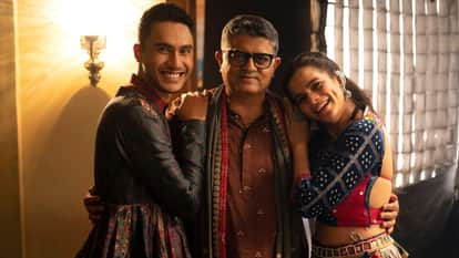 Maja Ma Movie Review and Rating in Hindi Madhuri Dixit Gajraj Rao Ritwik Bhowmik Simone Singh Rajit Barkha