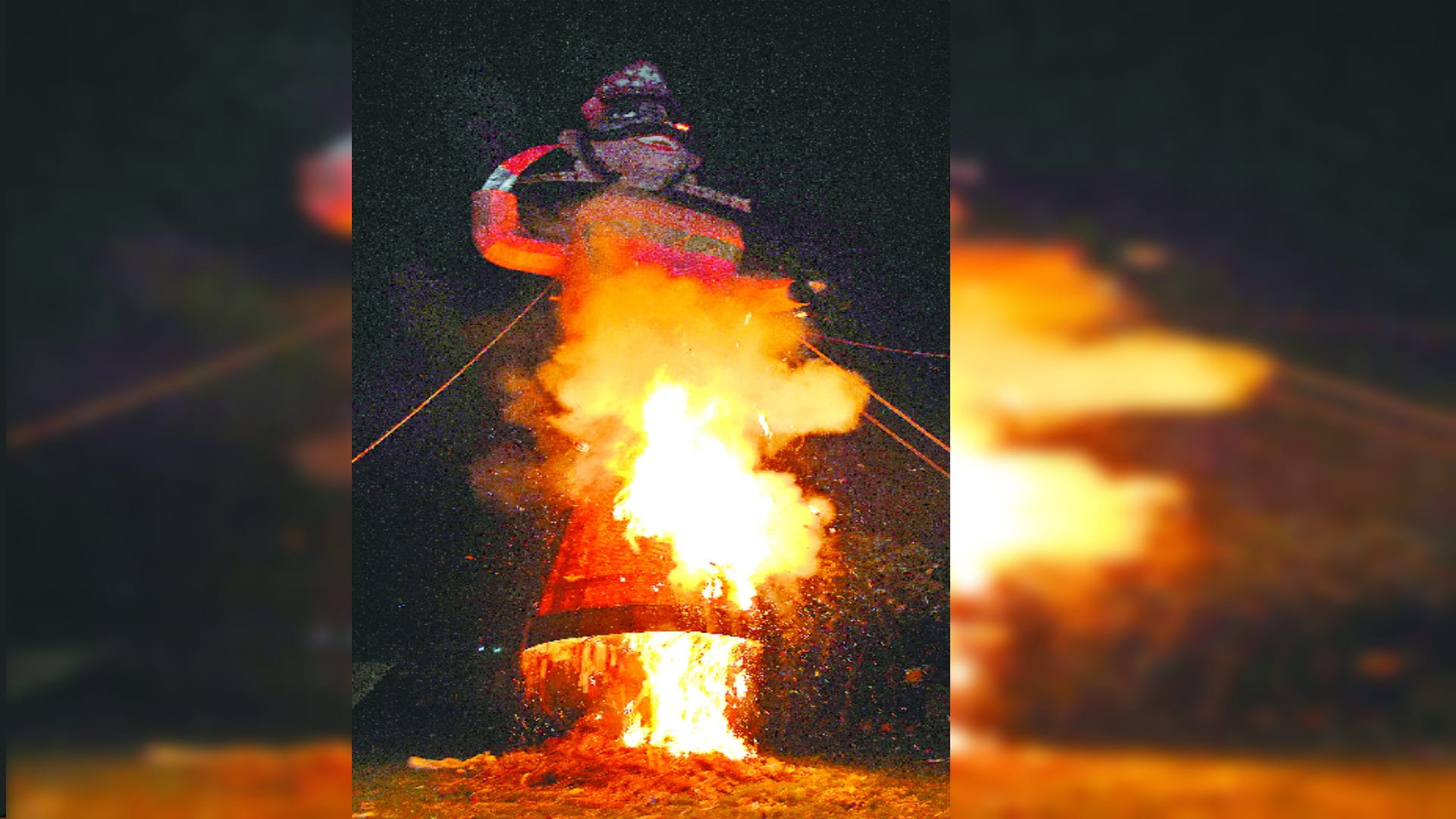 Dussehra 2022: The burning of effigies of Ravana took place at 10 places in the city, the praises of Shri Ram