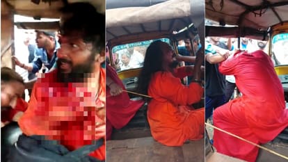भिलाई में बच्चा चोरी के शक में लोगों ने तीन साधुओं की बेरहमी से पिटाई की।