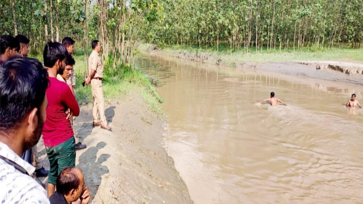 A farmer has drowned in the river in Saharanpur district