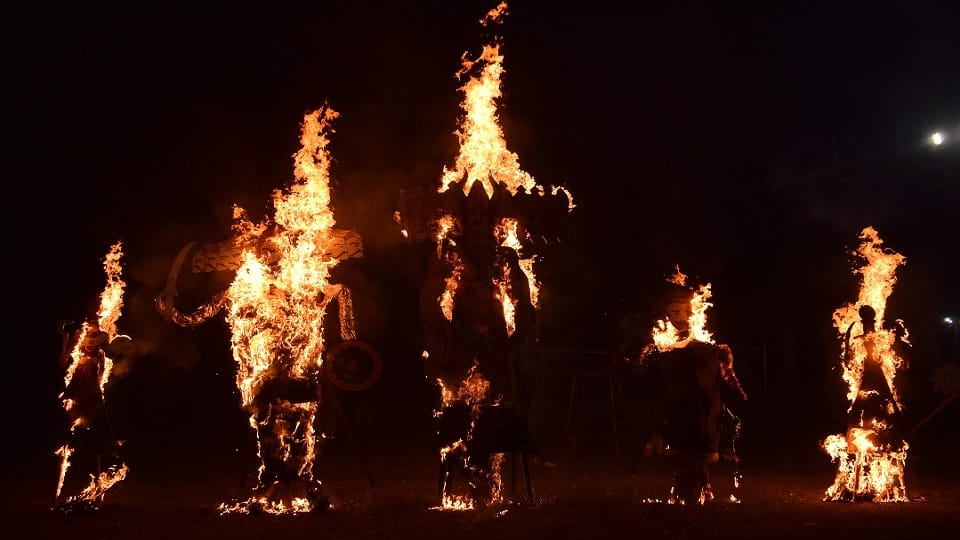 Dussehra celebrated large scale after abrogation 370 in Kashmir, main event at Jammu Parade Ground