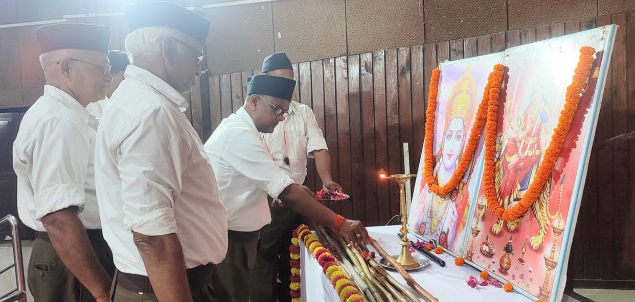 Weapon worship done with Vijayadashami