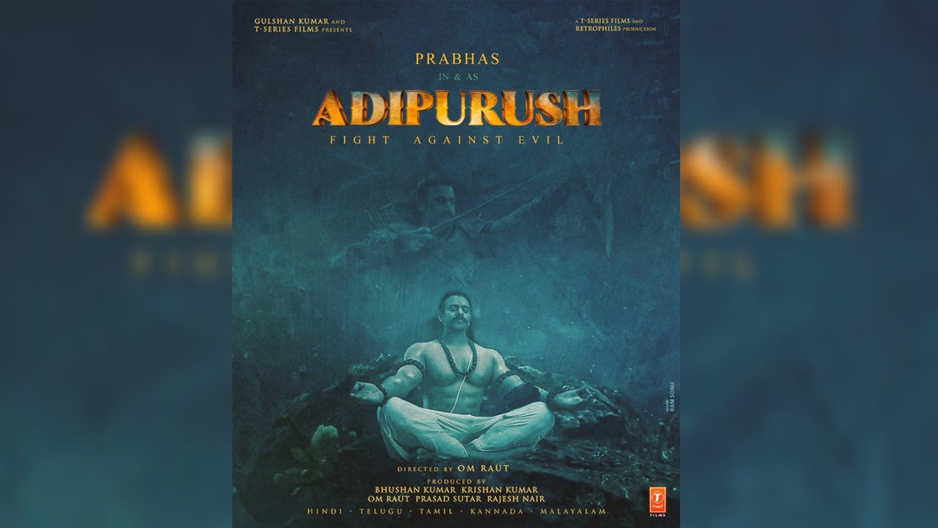 directed by Om Raut and kriti sanon saif ali khan prabhas starrer Adipurush 3D Teaser release in hyderabad