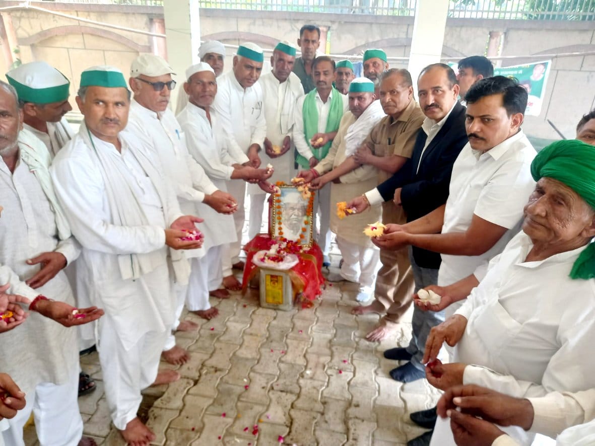 Salute to the farmer messiah on his birth anniversary